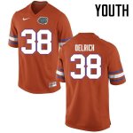 Youth Florida Gators #38 Nick Oelrich NCAA Nike Orange Authentic Stitched College Football Jersey XHZ0162TO